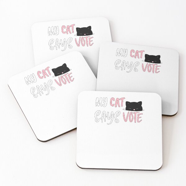 Item preview,  My Cats Says Vote 2020 - November election Gift - Cute Black Cat Vote designed and sold by Run to Creations.