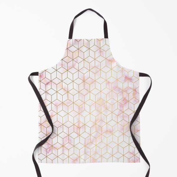 Item preview, Geometric Gold Pattern on Pink Marble designed and sold by Vic Torys ☆.