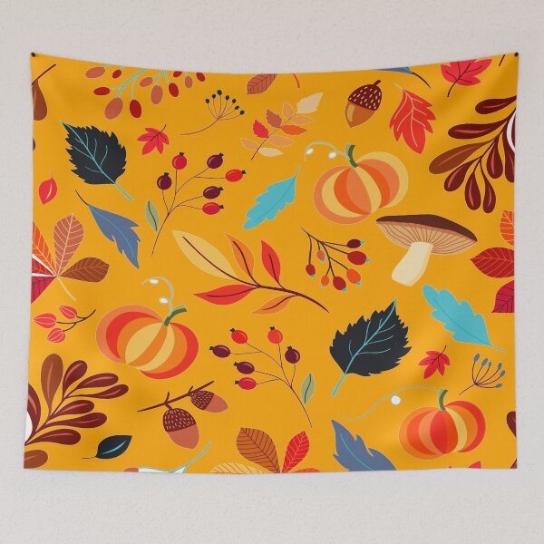 Item preview, Autumn Botanicals in Shades of Orange, Rust, Brown designed and sold by AlteredAtelier.