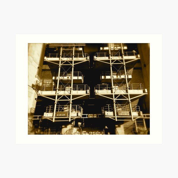 Twickenham stairs Art Print