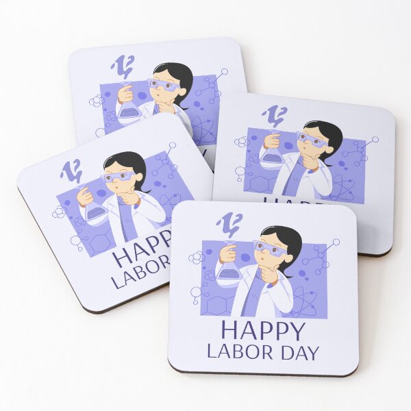 Item preview, Happy Labor Day Gift for Woman Scientist designed and sold by TamGustam.