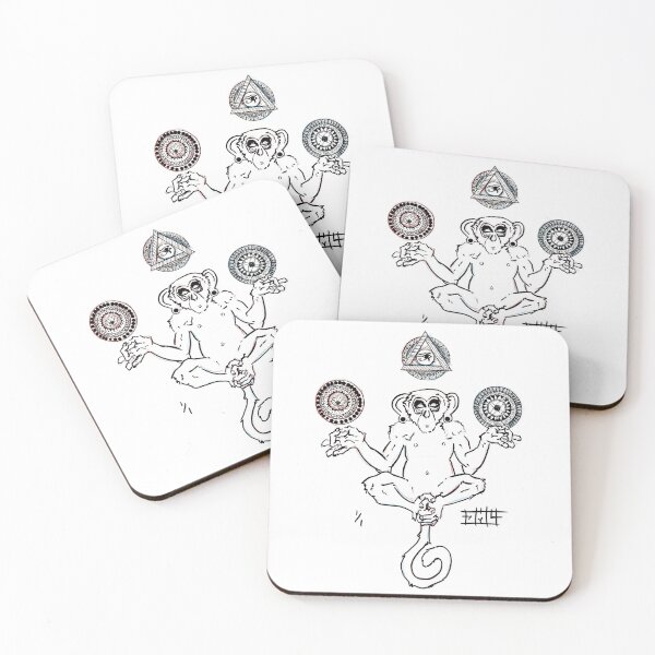 Item preview, Zen Monkey | A Meditating Monkey designed and sold by Jacob la Cour.