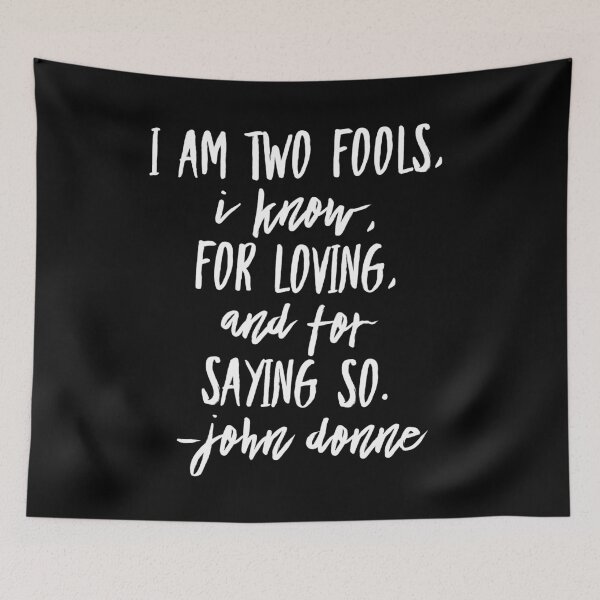Item preview, John Donne Quote designed and sold by EvolutionWisdom.