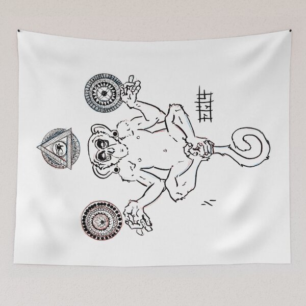 Item preview, Zen Monkey | A Meditating Monkey designed and sold by Jacob la Cour.