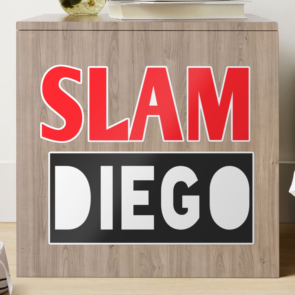 Slam diego Sticker for Sale by Andreastore