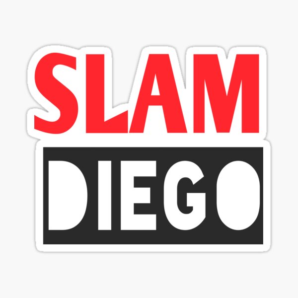 Slam diego Sticker for Sale by Andreastore