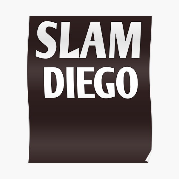 slam diego curve path - Slam Diego - Posters and Art Prints