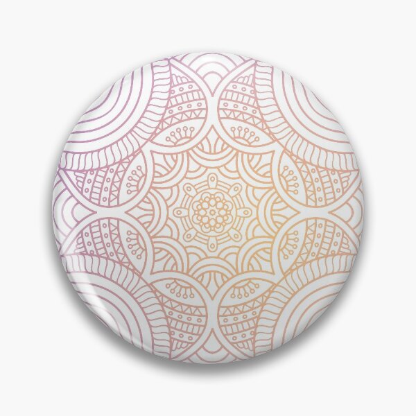 Item preview, Purple Ethic Floral Mandala Pattern designed and sold by Vic Torys ☆.