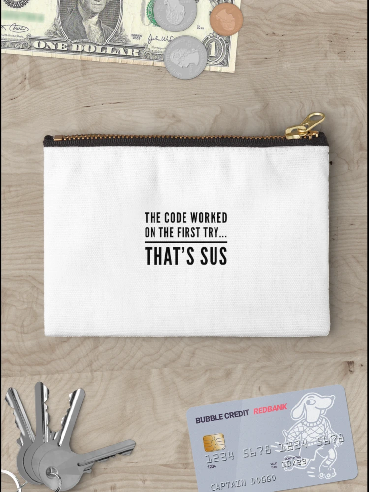 Thumbnail 3 of 4, Zipper Pouch, Coding Life designed and sold by RJBdesigns.