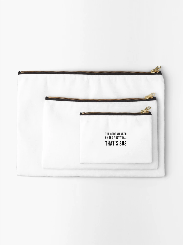 Thumbnail 2 of 4, Zipper Pouch, Coding Life designed and sold by RJBdesigns.