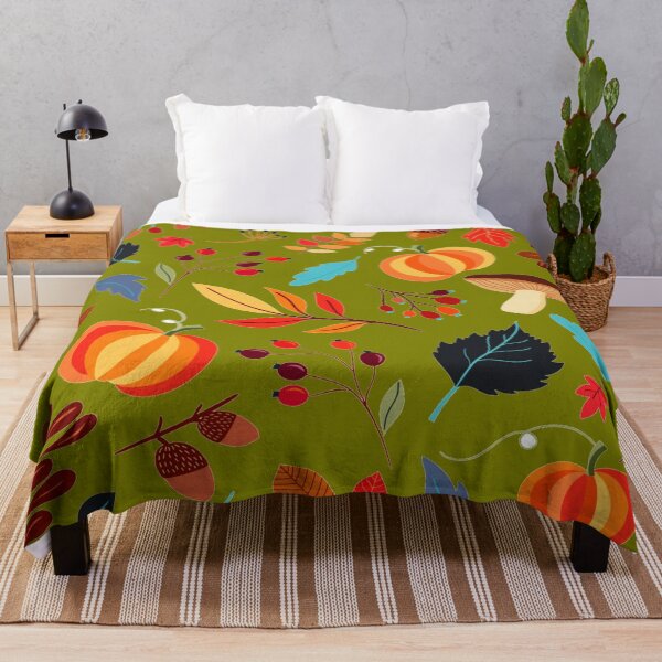 Item preview, Autumn Botanicals in Shades of Orange, Rust, Brown designed and sold by AlteredAtelier.