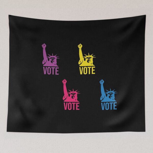 Item preview, Anti trumpism Movement - Vote Out Statue of Liberty Colors 1 (for Joe Biden President - Settle for Biden designed and sold by tinypurpleland.