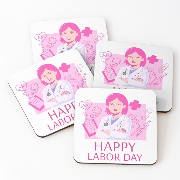 Item preview, Happy Labor Day Gift for Woman Doctor and Nurse designed and sold by TamGustam.