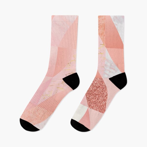 Item preview, Intense Bronze Girly Pink Glitter Geometric Marble Pattern Background designed and sold by Vic Torys ☆.