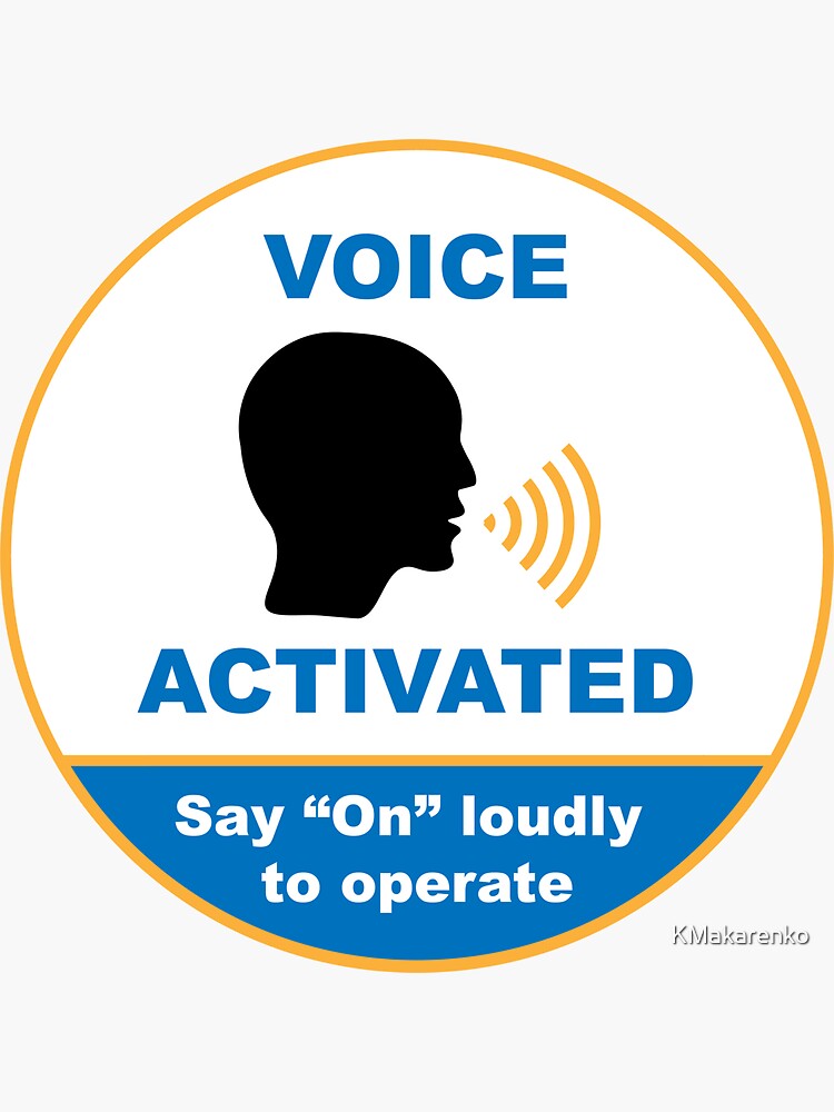 Voice Activated Prank Sticker for Sale by KMakarenko