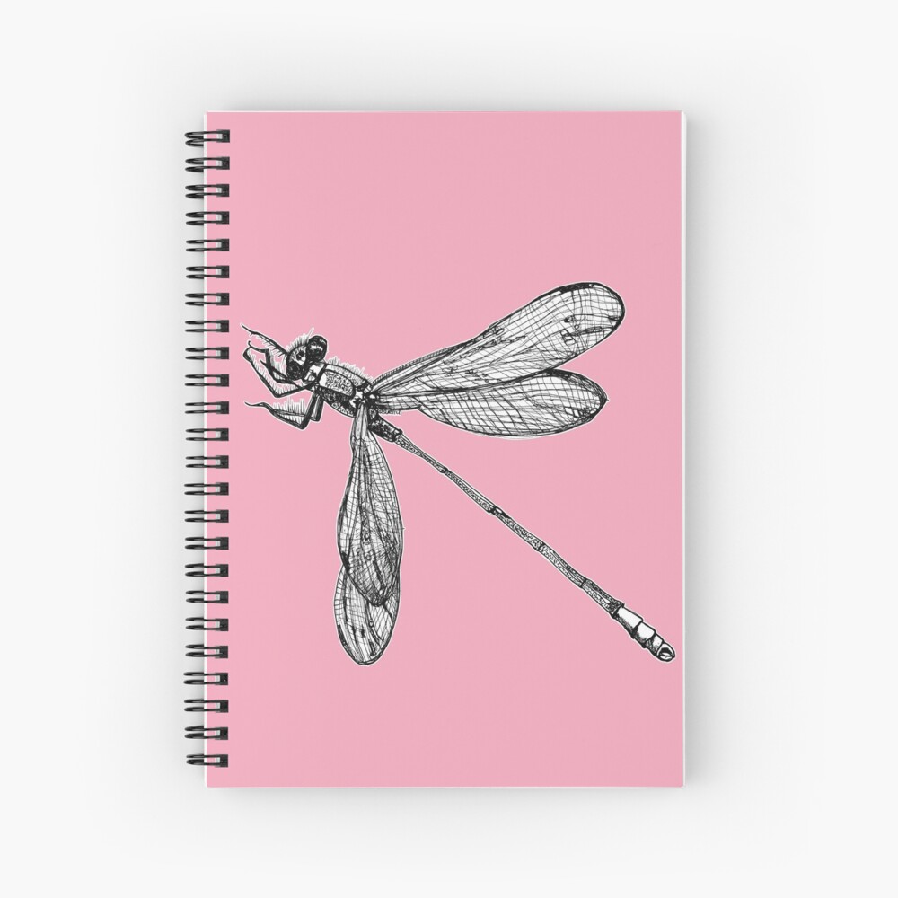 Lynette the Dragonfly Spiral Notebook