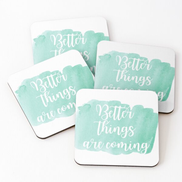 Item preview, Better things are coming - Watercolor Blue  designed and sold by KarolinaPaz.