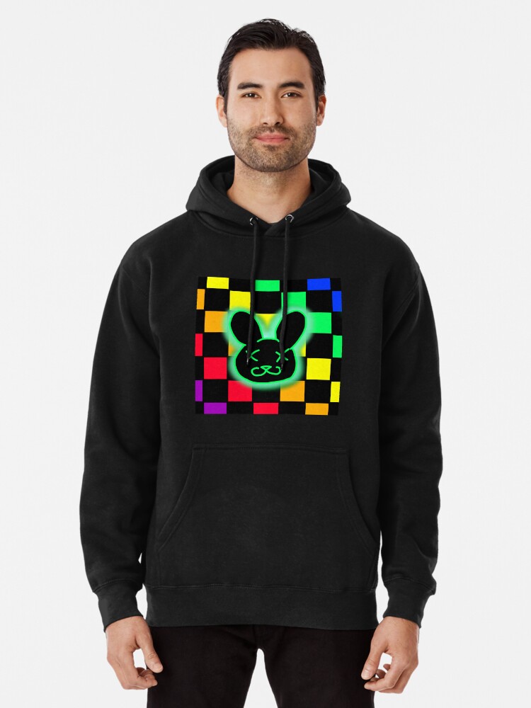 Rainbow checkerboard sales hoodie