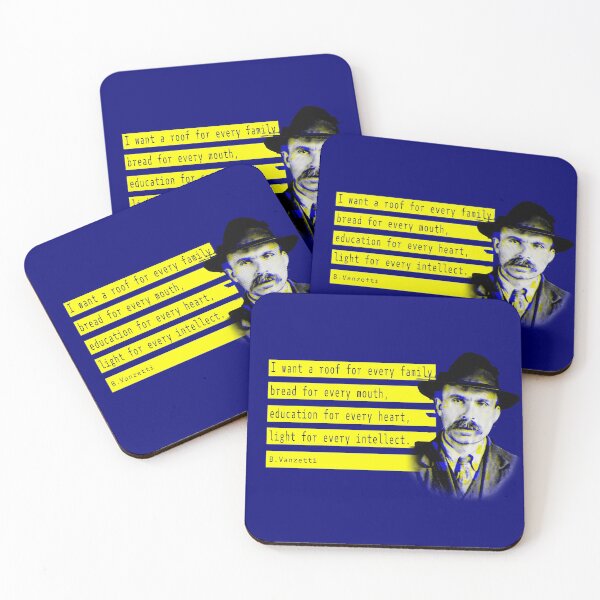 Item preview, Vanzetti and anarchist quote designed and sold by Blacklinesw9.