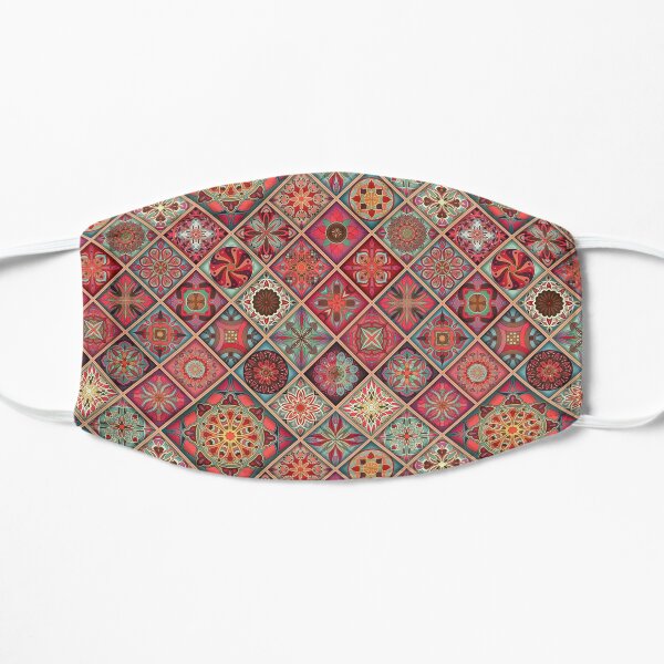 Moroccan Mandalas Pattern Flat Mask