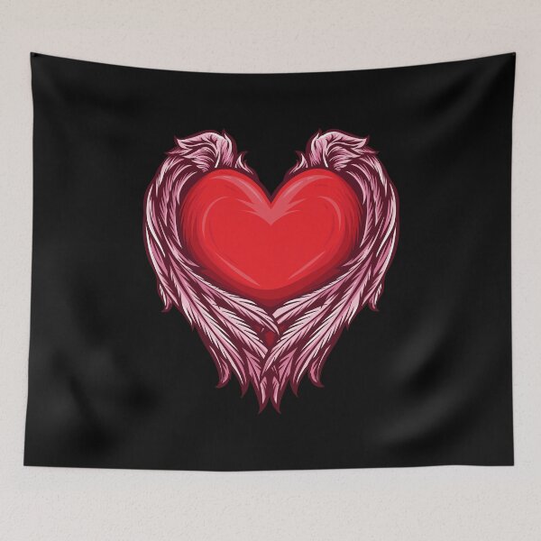 Item preview, Heart with Angel Wings designed and sold by OutLoudDesigns.