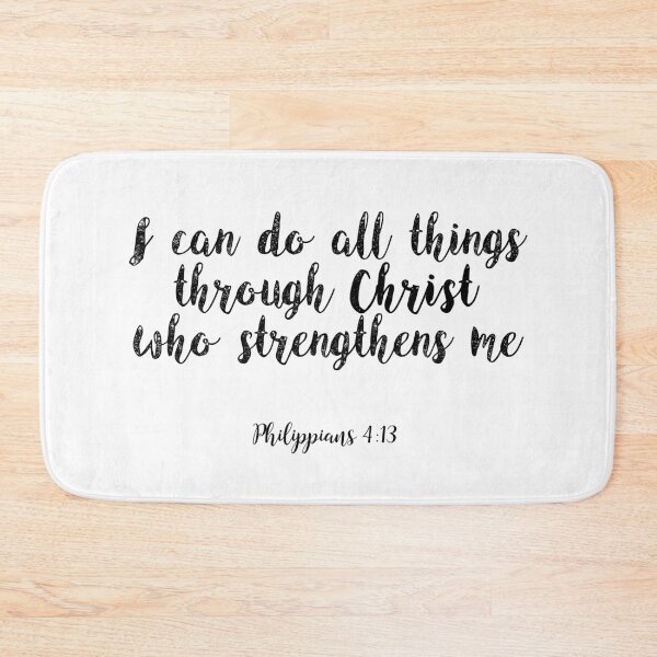 Item preview, I can do all things through Christ who strengthens me Philippians 4:13 designed and sold by quotesoup.