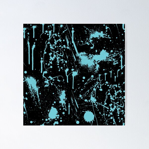 Item preview, Ink Splatter (Aqua) designed and sold by Inktopia-Art.