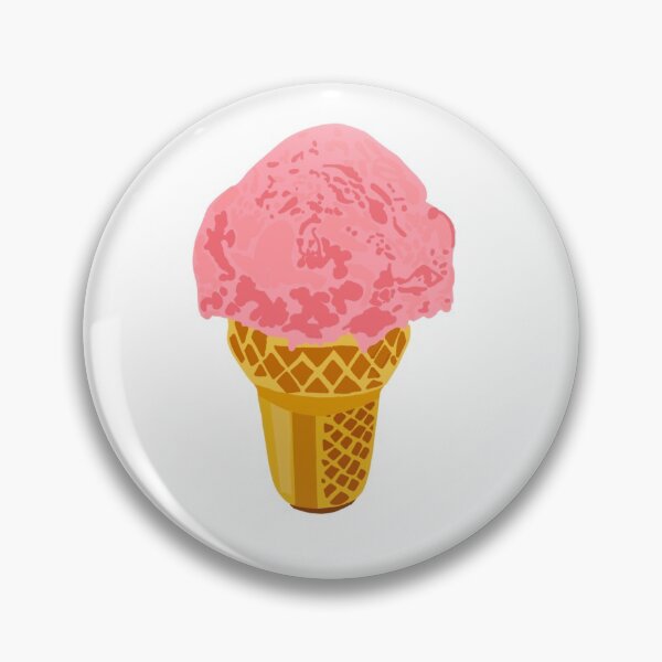Item preview, Strawberry ice cream cone designed and sold by CartoonCreaturs.