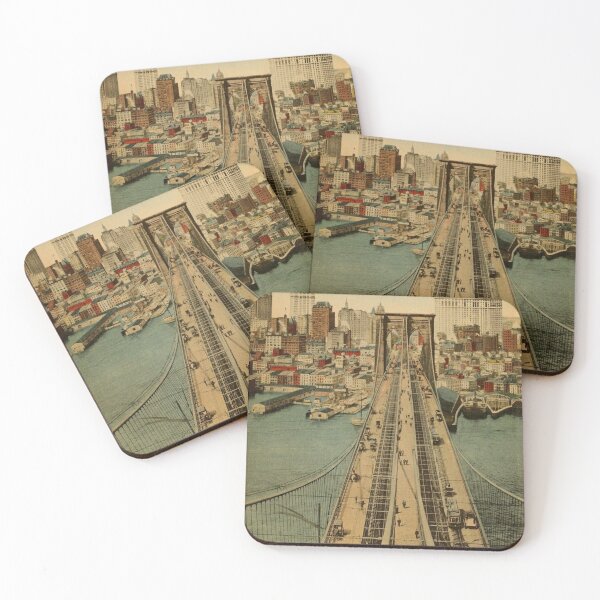 Item preview, New York Vintage Travel Poster designed and sold by vintagevivian.