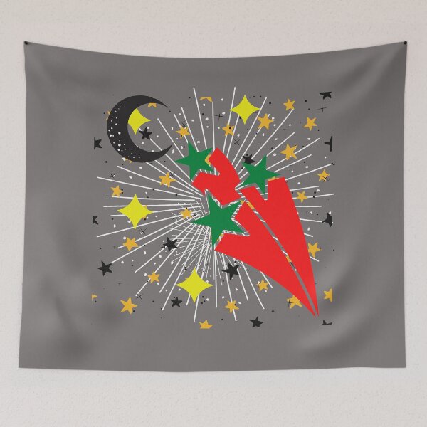 Item preview, Moon & Stars Rasta designed and sold by shornaiter.