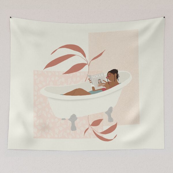 Item preview, Bathtub Relaxation Art designed and sold by kv-designs.