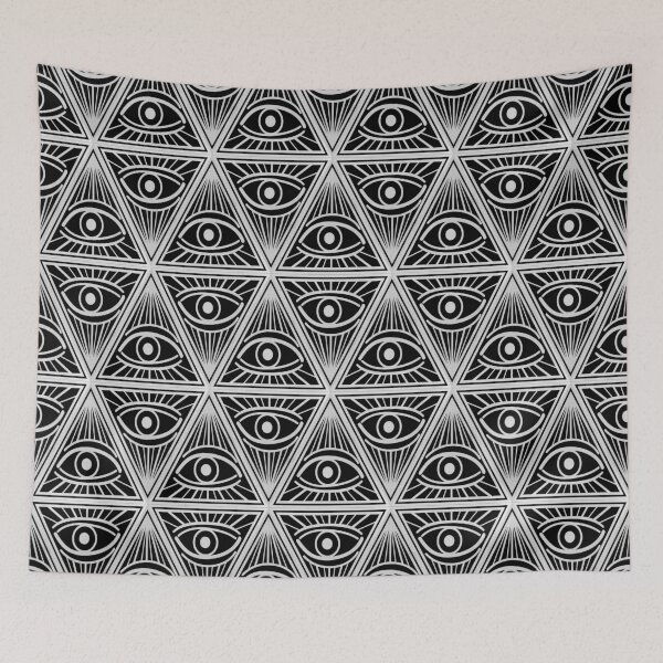 Item preview, Third Eye Magic Geometric Pattern Triangle designed and sold by PeachAndGold.