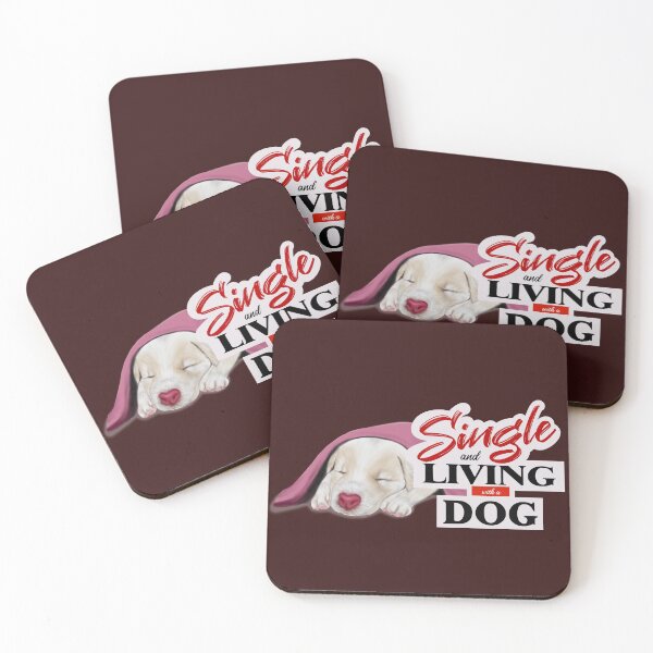 Item preview, Single and living with a dog designed and sold by chrisbats.