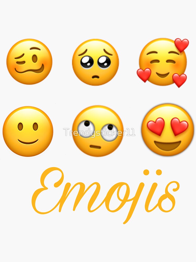 "Emoji sticker pack" Sticker by Trendysticker11 Redbubble