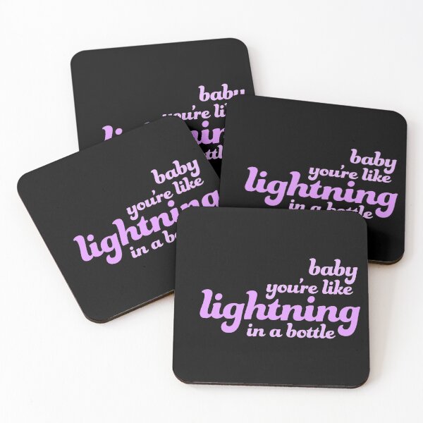 Item preview, baby you're like lightning in a bottle purple designed and sold by quotesoup.