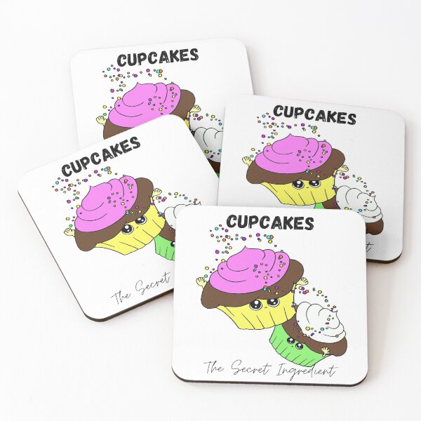 Item preview, Cute Cupcakes Secret Ingredient Design designed and sold by Monica C. Webster.