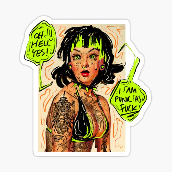 Angel Goth Sticker Decal Punk Grunge Tattoo