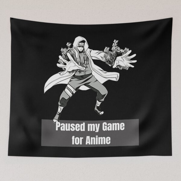 Item preview, I pause my game for Anime designed and sold by TeeZoneZtore.