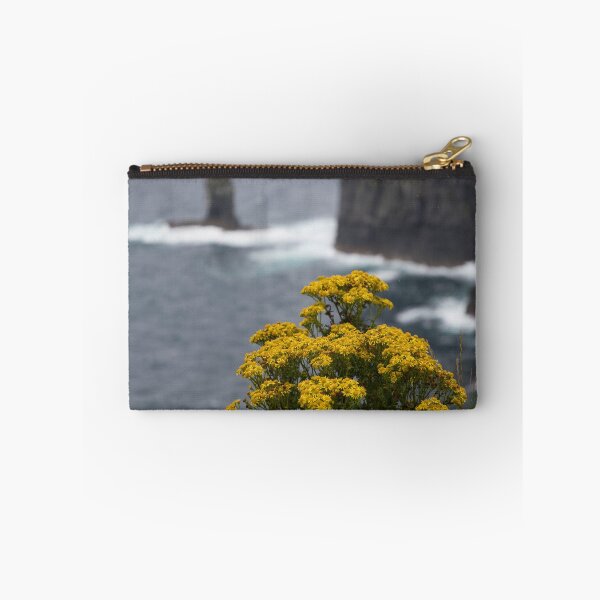 Item preview, Yellow flowers at cliffs of Moher in Galway, Ireland designed and sold by willowbb.