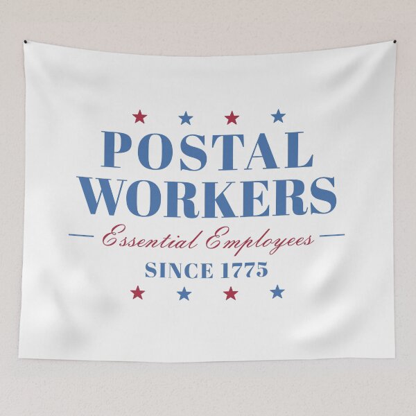 Item preview, Postal Worker Essential Employee Patriotic designed and sold by Bonehead Creations.