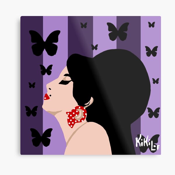 Amy Winehouse Lámina metálica