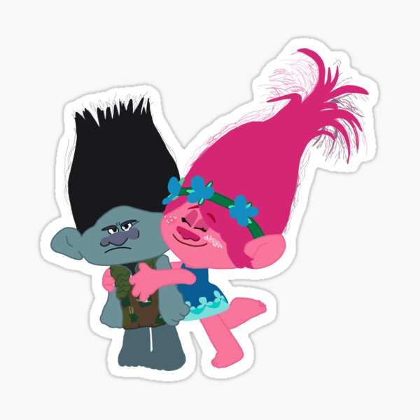valstick Trolls Movie Dj Suki and Poppy Car Bumper Sticker Decal
