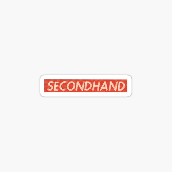 SECONDHAND Sticker