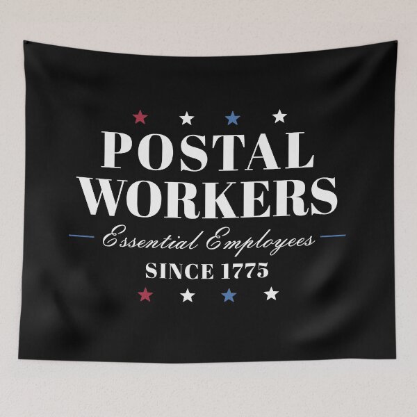 Item preview, Postal Worker Essential Employee Patriotic designed and sold by Bonehead Creations.