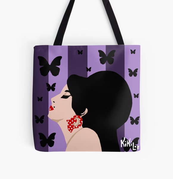 Amy Winehouse Bolsa estampada de tela