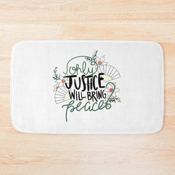 Item preview, Only Justice Will Bring Peace (White) designed and sold by cre8ivemango.