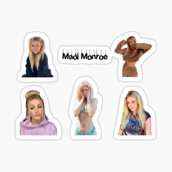 Item preview, Madi Monroe Sticker Pack designed and sold by tktkr.