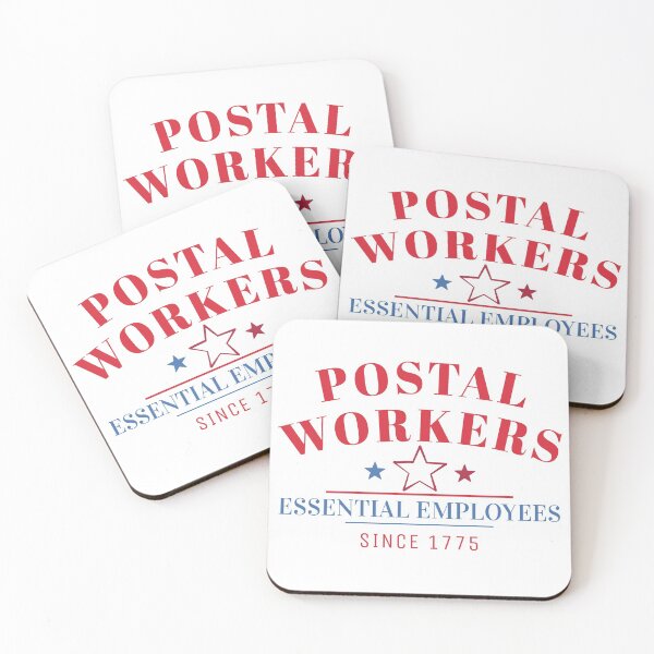 Item preview, Postal Worker Essential Employee Patriotic designed and sold by Bonehead Creations.