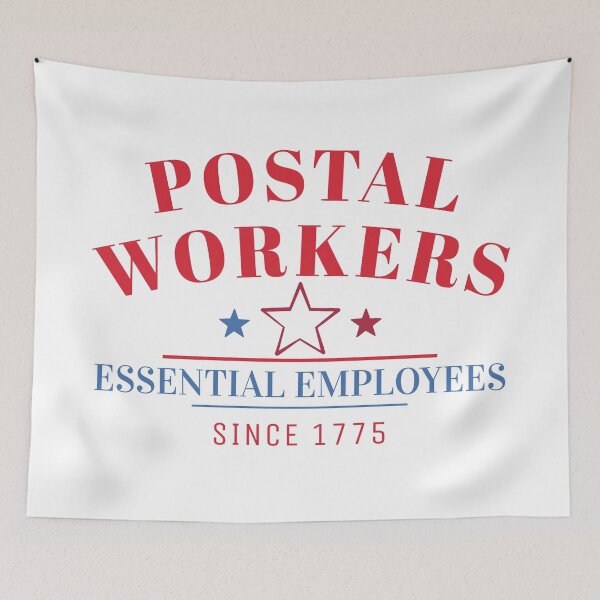 Item preview, Postal Worker Essential Employee Patriotic designed and sold by Bonehead Creations.