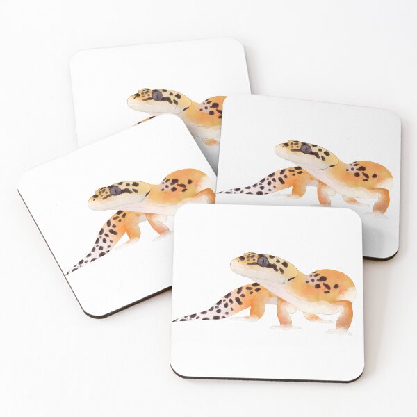 Item preview, Leopard Gecko, Gecko Lovers, Painted Watercolor Gecko T-Shirt designed and sold by Furkid Studio.